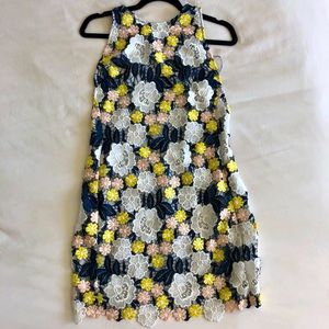 Floral Open Back Dress